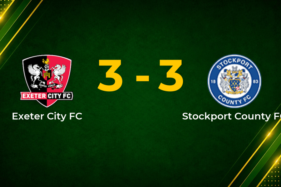 Goalkeeper Bycroft’s Stoppage-Time Strike Rescues Exeter in Six-Goal Thriller