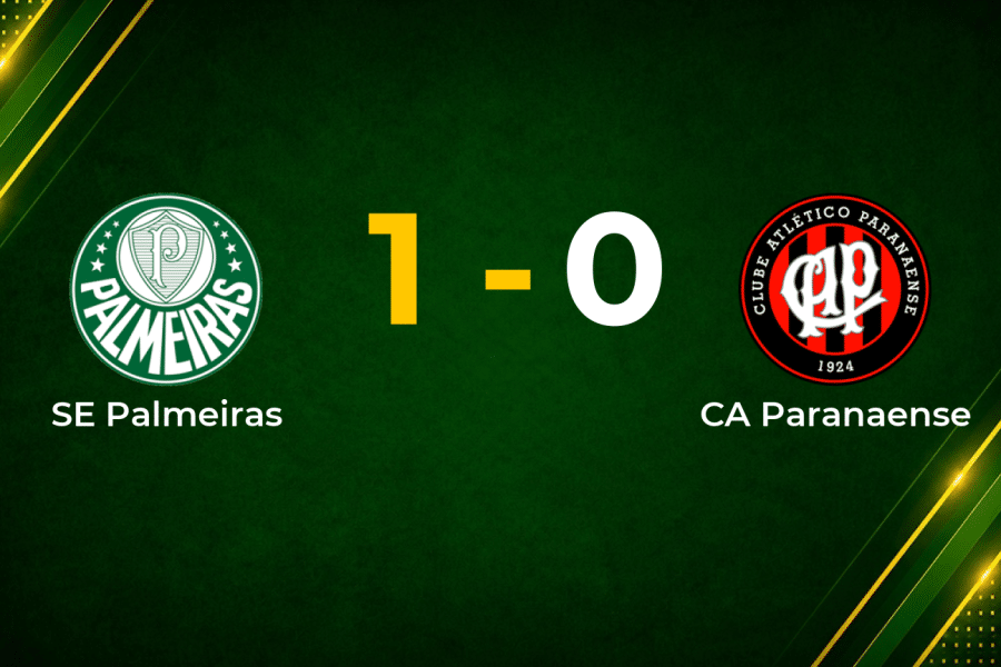 Gustavo Gómez Strike Gives 10-Man Palmeiras Narrow Win Over Paranaense
