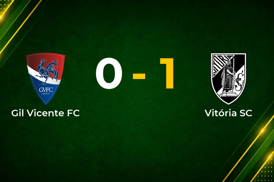 Gustavo Silva Strike Gives Vitória SC Narrow Win at Gil Vicente