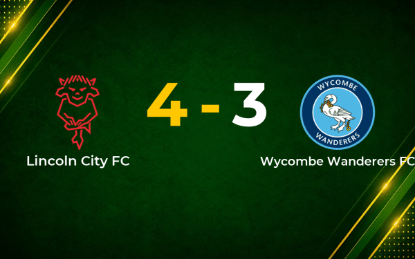 Hackett-Fairchild Brace Helps Lincoln Edge Seven-Goal Thriller Against Wycombe