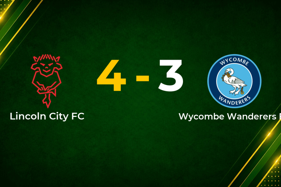 Hackett-Fairchild Brace Helps Lincoln Edge Seven-Goal Thriller Against Wycombe