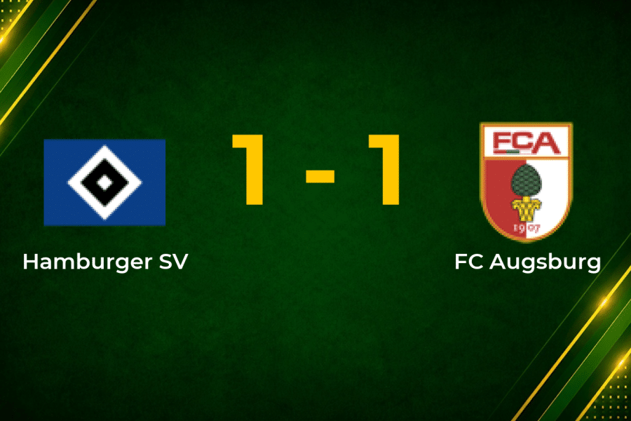 Hamburger SV Held by Augsburg in Tight Bundesliga Draw