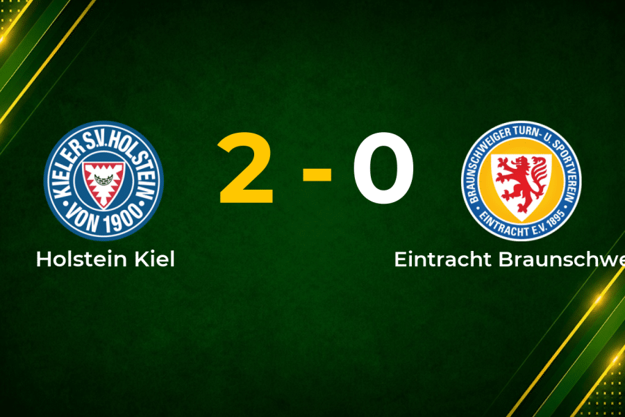 Harres Brace Fires Holstein Kiel to 2–0 Win Over Eintracht Braunschweig