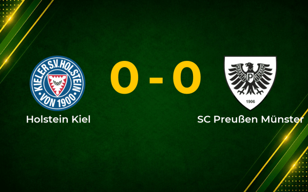 Holstein Kiel Held to Goalless Draw by Preußen Münster in Physical 2. Bundesliga Contest
