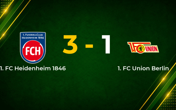 Honsak Brace Fires Heidenheim Past Union Berlin in Key Bundesliga Win
