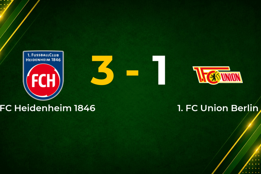 Honsak Brace Fires Heidenheim Past Union Berlin in Key Bundesliga Win