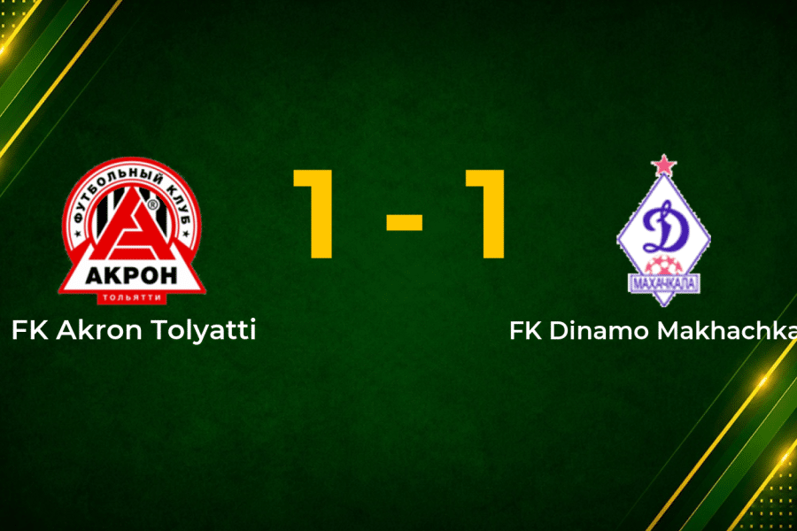 Hosseinnejad Cancels Out Fernández as Akron and Dinamo Makhachkala Share the Points