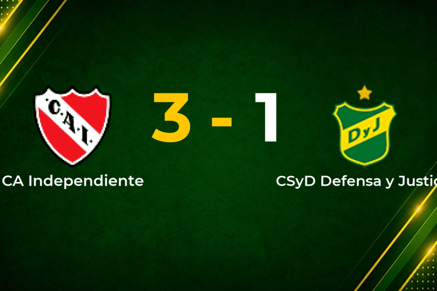 Independiente Fight Back to Beat Defensa 3–1 in Liga Profesional Apertura