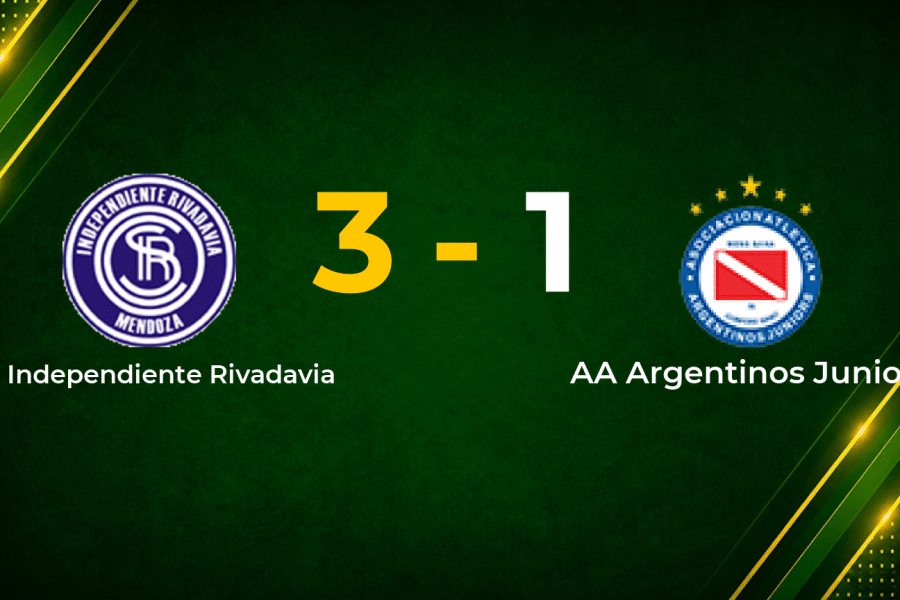 Independiente Rivadavia overpower Argentinos Juniors 3–1 in Liga Profesional Apertura