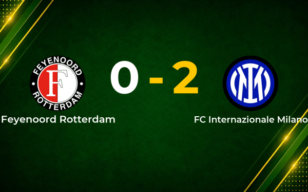 Inter Earn Controlled 2–0 First-Leg Win at Feyenoord in Champions League Last 16
