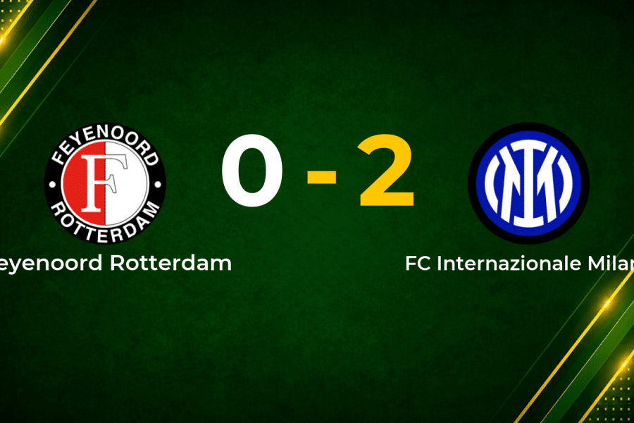 Inter Earn Controlled 2–0 First-Leg Win at Feyenoord in Champions League Last 16