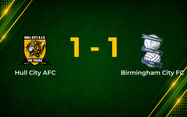 Iwata Denies Hull as Birmingham Fight Back for Late Championship Draw