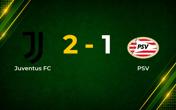 Juventus Edge PSV 2–1 in Champions League Playoff First Leg