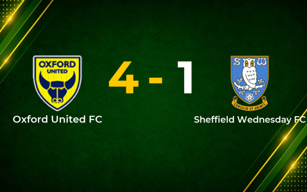 Lankshear Brace Inspires Oxford United to Emphatic Win Over Sheffield Wednesday