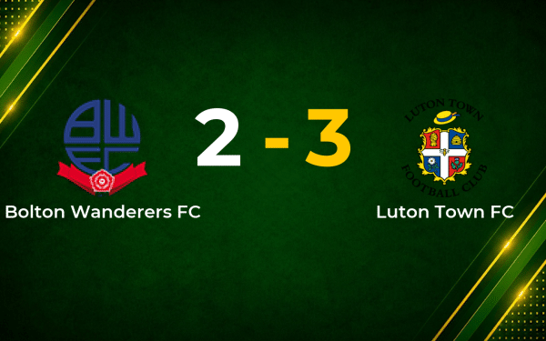 Last-Gasp Morris Winner Completes Luton Fightback at Bolton