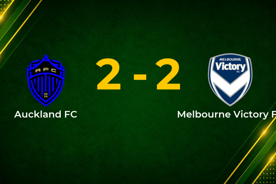 Late Brook Strike Earns Auckland FC Vital Draw Against Melbourne Victory