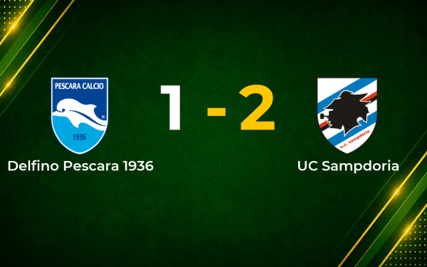 Late Depaoli Winner Completes Sampdoria Turnaround at Pescara