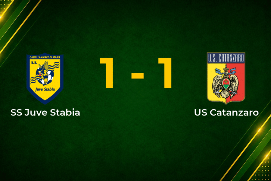Late Di Francesco Equaliser Denies Juve Stabia in Serie B Draw with Catanzaro