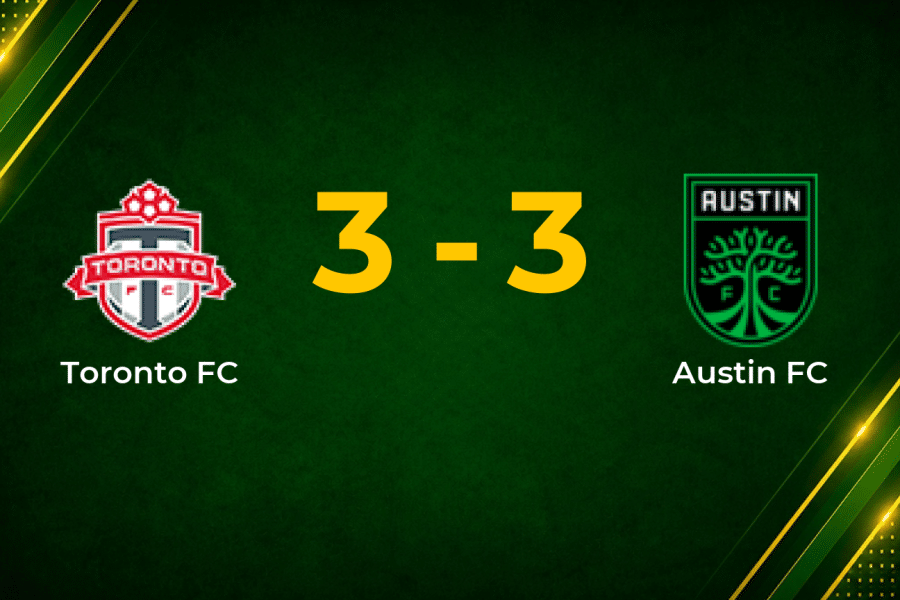 Late Drama in Toronto as Franklin Salvages 3-3 MLS Thriller Against Austin