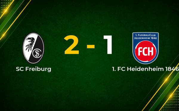 Late Eggestein Winner Lifts Freiburg Past Heidenheim
