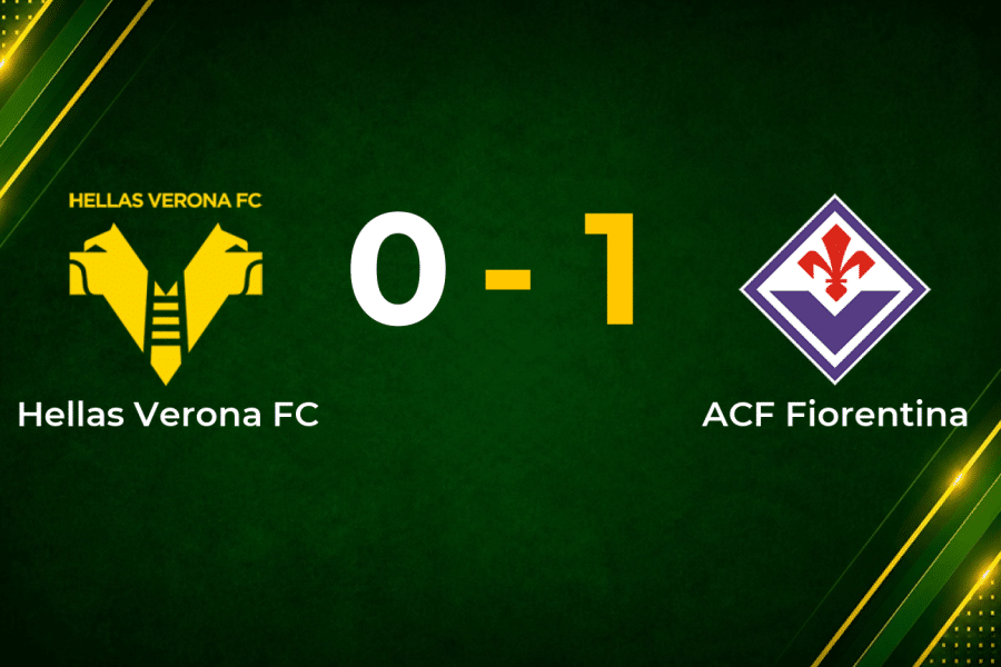 Late Fagioli Strike Earns 10-Man Fiorentina Crucial Win at Verona