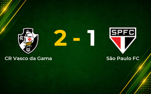 Late Gómez Strike Completes Vasco da Gama Comeback Win Over São Paulo