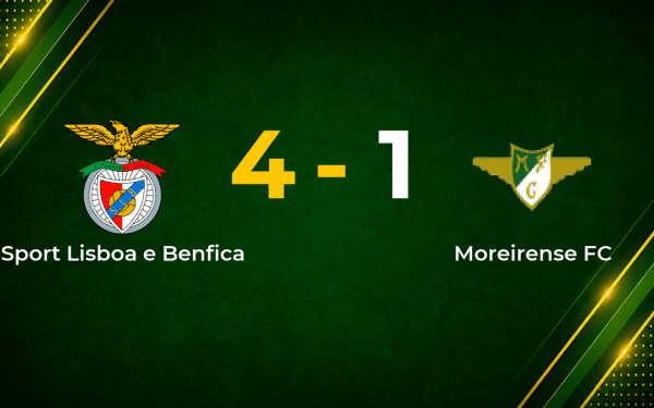 Late Ivanovic Brace Seals Benfica’s 4–1 Win Over Moreirense
