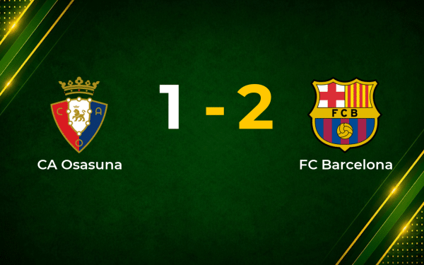 Late Lewandowski Strike Edges Barcelona Past Osasuna in Pamplona
