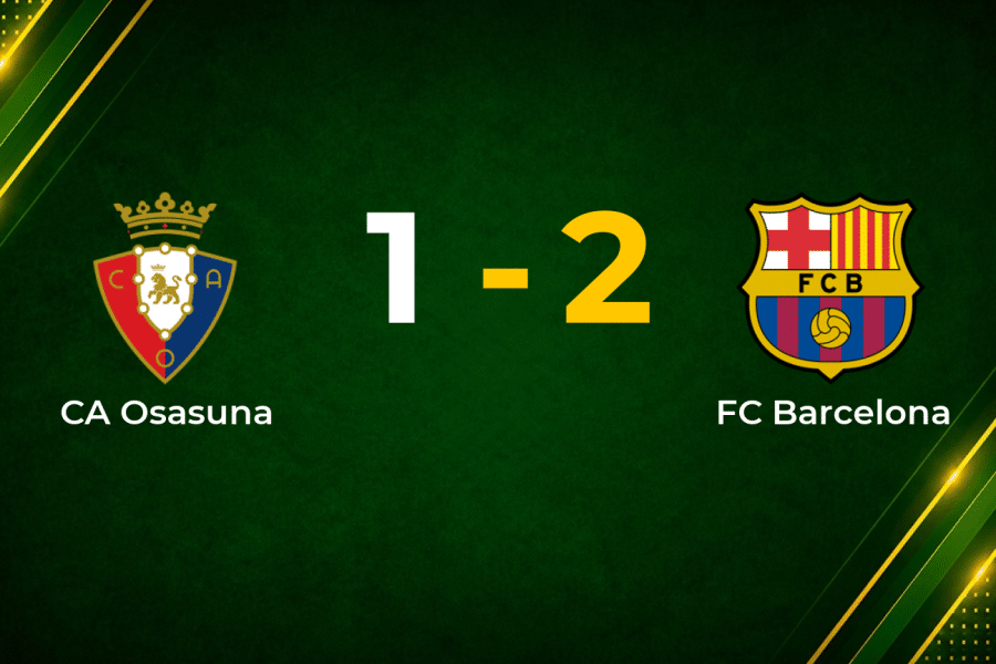 Late Lewandowski Strike Edges Barcelona Past Osasuna in Pamplona