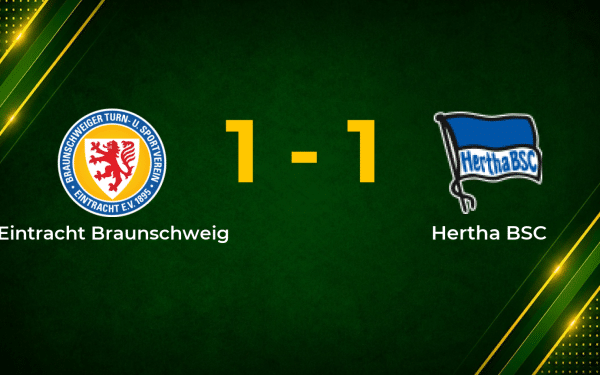 Late Marie Equaliser Earns Braunschweig a Point Against 10-Man Hertha