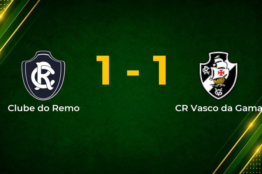 Late Marllon Equaliser Denies Vasco Win as Remo Snatch Point in Série A