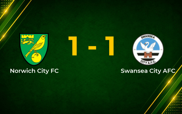Late McLean Penalty Earns Norwich a Point Against Swansea