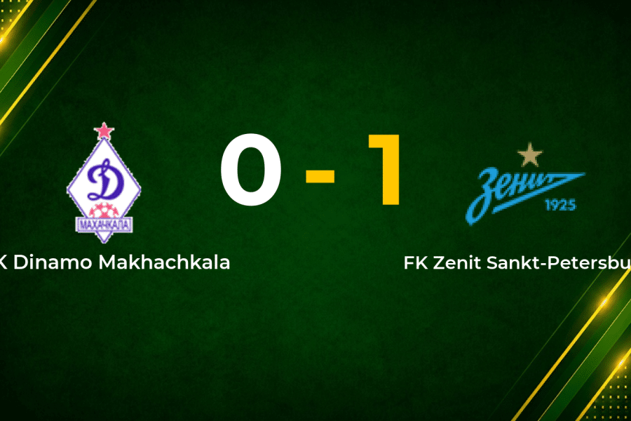 Late Own Goal Hands Zenit Narrow Win at Dinamo Makhachkala