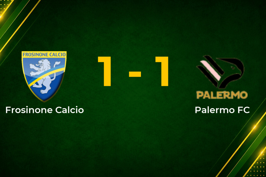 Late Ranocchia Equaliser Denies Frosinone in Serie B Draw with Palermo