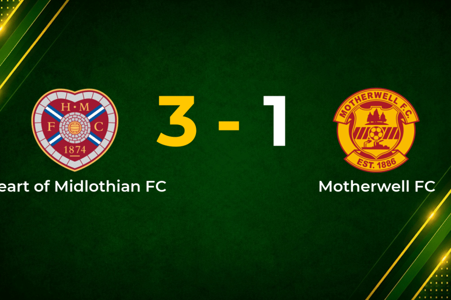 Late Surge Sees Hearts Overturn Motherwell in Edinburgh