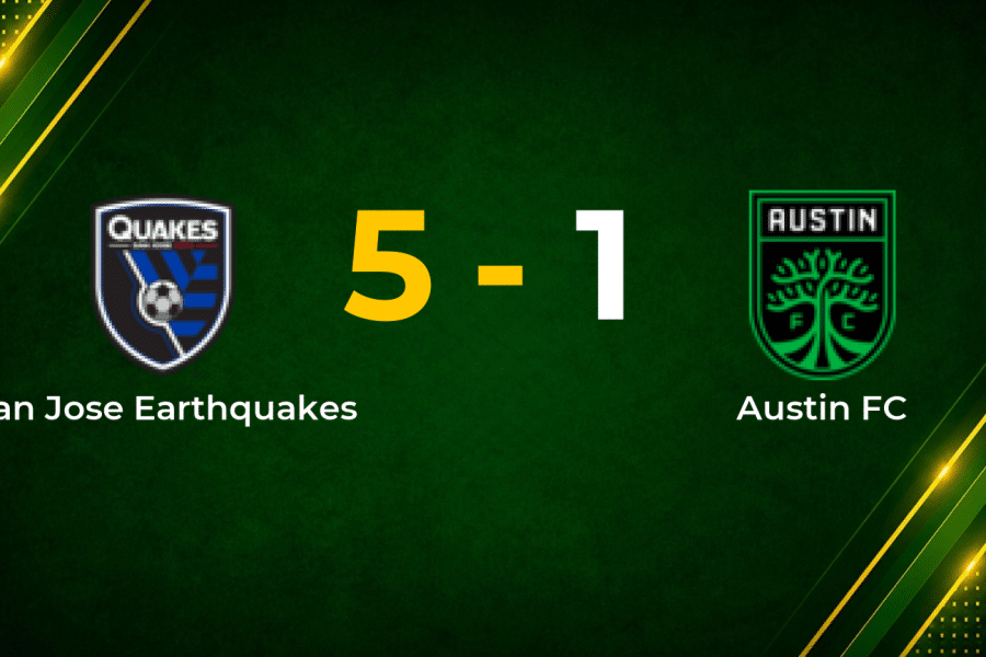Late Surge Sees San Jose Earthquakes Crush Austin FC 5–1 in MLS Rout