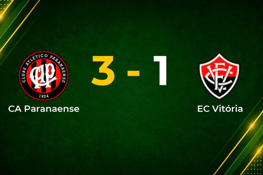 Late Viveros Double Fires CA Paranaense Past Vitória in Série A Clash