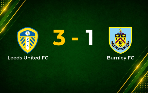 Leeds United overpower Burnley with early blitz in Premier League run-in