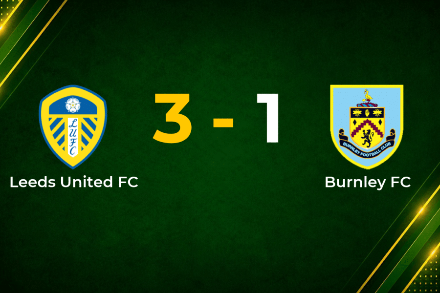 Leeds United overpower Burnley with early blitz in Premier League run-in
