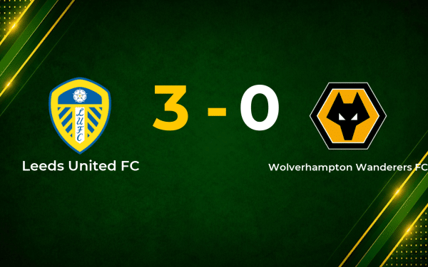 Leeds United sweep aside Wolves with commanding 3–0 home win