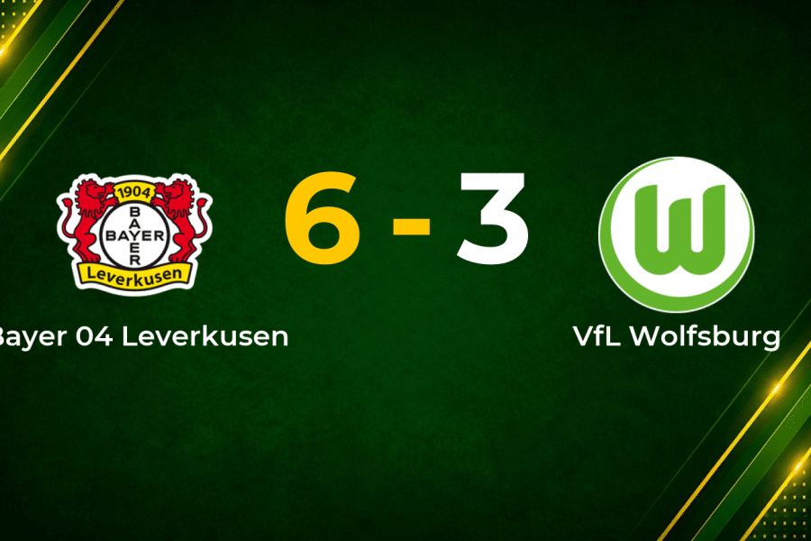 Leverkusen Hit Wolfsburg for Six in Nine-Goal Bundesliga Thriller