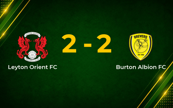 Leyton Orient Held by Burton Albion in Four-Goal Final-Day League One Draw