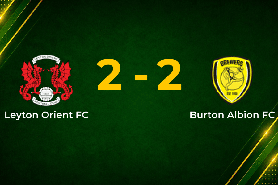 Leyton Orient Held by Burton Albion in Four-Goal Final-Day League One Draw