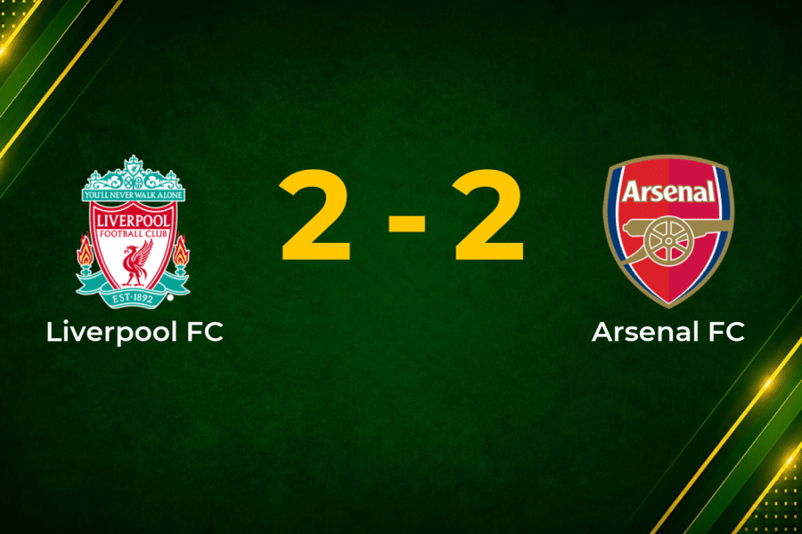 Liverpool and Arsenal Share the Points in Four-Goal Premier League Draw