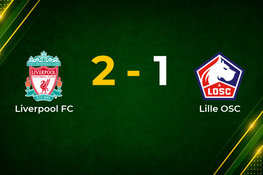Liverpool Edge Lille 2–1 to Strengthen Champions League Group Position