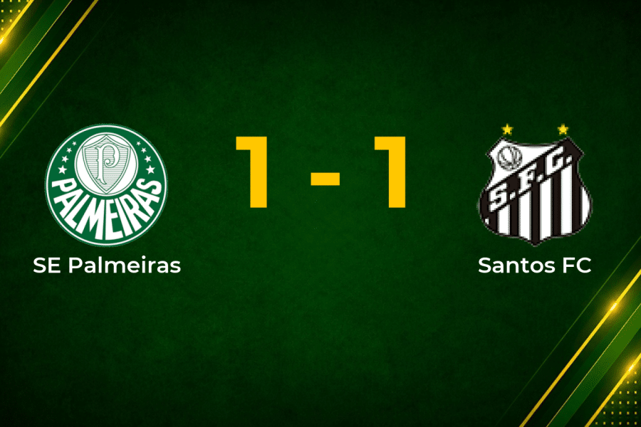 López Cancels Out Rollheiser as Palmeiras and Santos Share the Points
