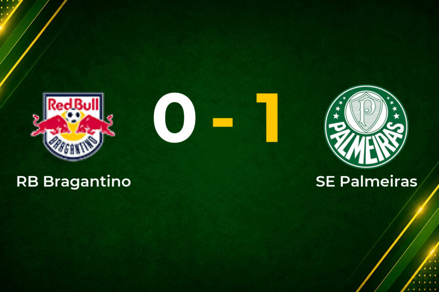 López Strike Earns Palmeiras Narrow Win at Bragantino