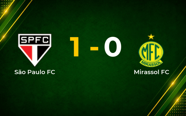 Luciano Strike Seals Late Win for São Paulo Against Mirassol