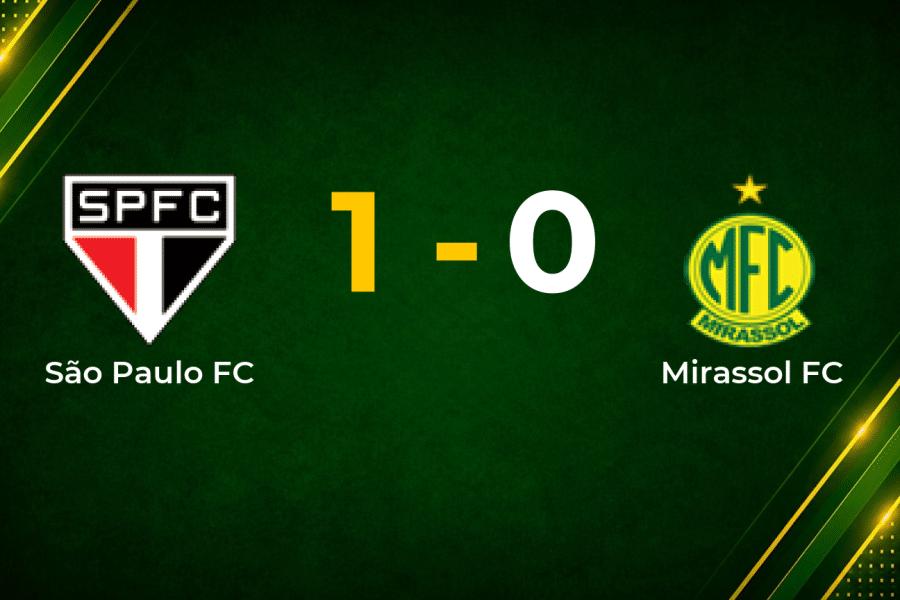 Luciano Strike Seals Late Win for São Paulo Against Mirassol