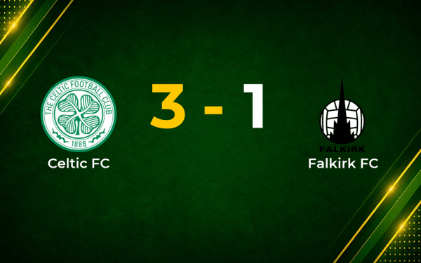 Maeda Brace Fires Celtic Past Falkirk in Championship Round Clash